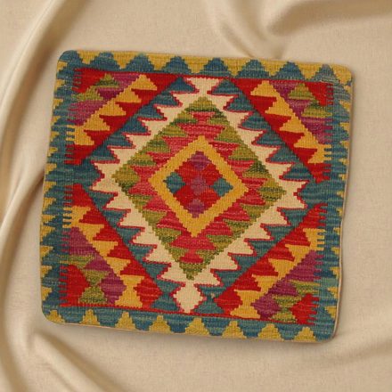 Kézi szövésű díszpárna 45x45 Kilim párnahuzat - parna523