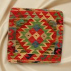 Kézi szövésű Kilim párnahuzat 45x45 afgán díszpárna