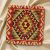 Kézi szövésű Kilim párnahuzat 45x45 afgán díszpárna