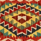 Kézi szövésű Kilim párnahuzat 45x45 afgán díszpárna