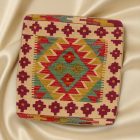 Kézi szövésű Kilim párnahuzat 45x45 afgán díszpárna