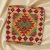 Kézi szövésű Kilim párnahuzat 45x45 afgán díszpárna
