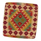 Kézi szövésű Kilim párnahuzat 45x45 afgán díszpárna