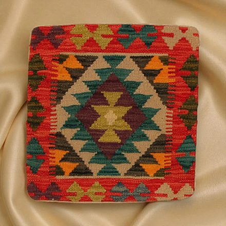 Kézi szövésű Kilim párnahuzat 45x45 afgán díszpárna - parna488