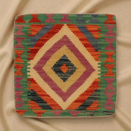 Kézi szövésű párnahuzat 45x45 Kilim díszpárna