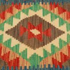 Kézi szövésű párnahuzat 45x45 Kilim díszpárna - parna704