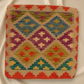 Kilim díszpárna 45x45 kézi szövésű Kelim párnahuzat