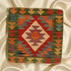 Kilim díszpárna 45x45 kézi szövésű párnahuzat