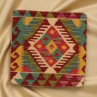 Kilim díszpárna 45x45 kézi szövésű párnahuzat