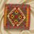 Kilim díszpárna 45x45 kézi szövésű párnahuzat