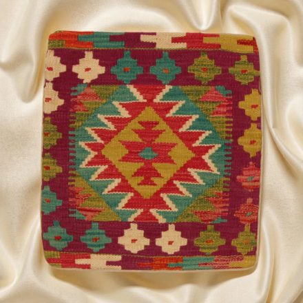 Kilim díszpárna 45x45 kézi szövésű párnahuzat