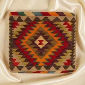 Kilim díszpárna 45x45 kézi szövésű párnahuzat