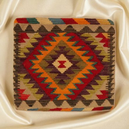 Kilim díszpárna 45x45 kézi szövésű párnahuzat