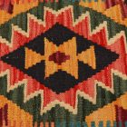 Kilim díszpárna 45x45 kézi szövésű párnahuzat