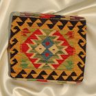 Kilim díszpárna 45x45 kézi szövésű párnahuzat