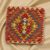 Kilim díszpárna 45x45 kézi szövésű párnahuzat
