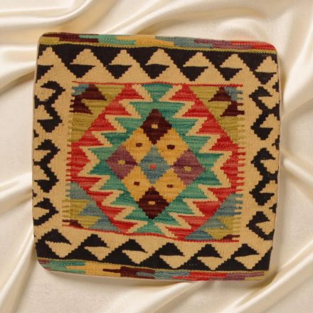 Kilim díszpárna 45x45 kézi szövésű párnahuzat