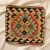 Kilim díszpárna 45x45 kézi szövésű párnahuzat