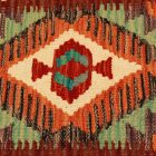 Kilim díszpárna 45x45 kézi szövésű párnahuzat