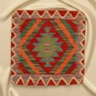 Kilim díszpárna 45x45 kézi szövésű párnahuzat