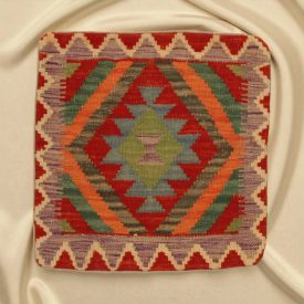 Kilim díszpárna 45x45 kézi szövésű párnahuzat
