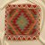Kilim díszpárna 45x45 kézi szövésű párnahuzat