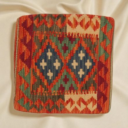 Kilim díszpárna 45x45 kézi szövésű párnahuzat
