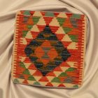 Kilim díszpárna 45x45 kézi szövésű párnahuzat