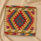 Kilim díszpárna 45x45 kézi szövésű párnahuzat