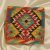 Kilim párna 45x45 kézi szövésű párnahuzat - parna347