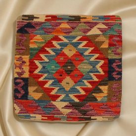 Kilim párna 45x45 kézi szövésű párnahuzat