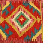 Kilim párnahuzat 45x45 kézi szövésű díszpárna