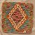 Kilim párnahuzat 45x45 kézi szövésű párna