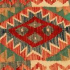 Afgán Kilim párnahuzat 45x45 kézi szövésű párna