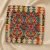 Afgán Kilim párnahuzat 45x45 kézi szövésű párna