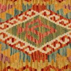 Afgán Kilim párnahuzat 45x45 kézi szövésű párna