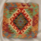 Kézi szövésű díszpárna 45x45 Kilim párnahuzat