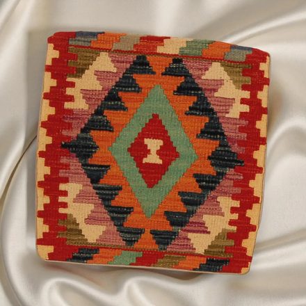 Kézi szövésű díszpárna 45x45 Kilim párnahuzat