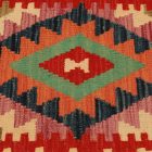 Kézi szövésű díszpárna 45x45 Kilim párnahuzat