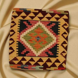 Kézi szövésű díszpárna 45x45 Kilim párnahuzat