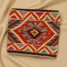 Kézi szövésű díszpárna 45x45 Kilim párnahuzat