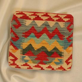 Kézi szövésű díszpárna 45x45 Kilim párnahuzat