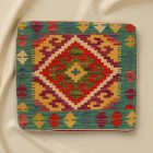 Kézi szövésű Kilim párnahuzat 45x45 afgán díszpárna