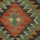 Afgán Kilim párnahuzat 45x45 kézi szövésű párna