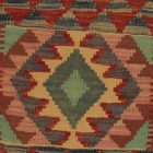 Afgán Kilim párnahuzat 45x45 kézi szövésű párna
