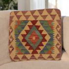 Kézi szövésű díszpárna 45x45 Kilim párnahuzat