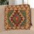 Kézi szövésű díszpárna 45x45 Kilim párnahuzat