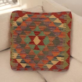 Kézi szövésű díszpárna 45x45 Kilim párnahuzat