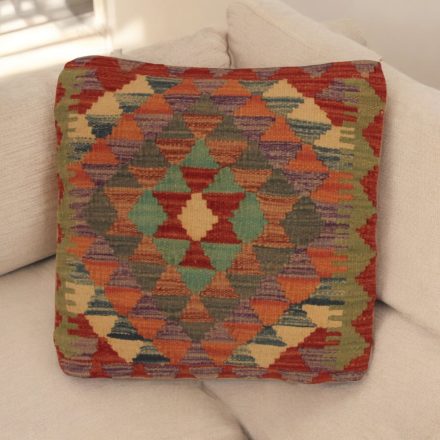 Kézi szövésű díszpárna 45x45 Kilim párnahuzat