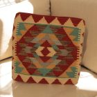 Kézi szövésű díszpárna 45x45 Kilim párnahuzat